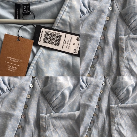 NWT Vero Moda Floral Midi Dress - Picture 6 of 8